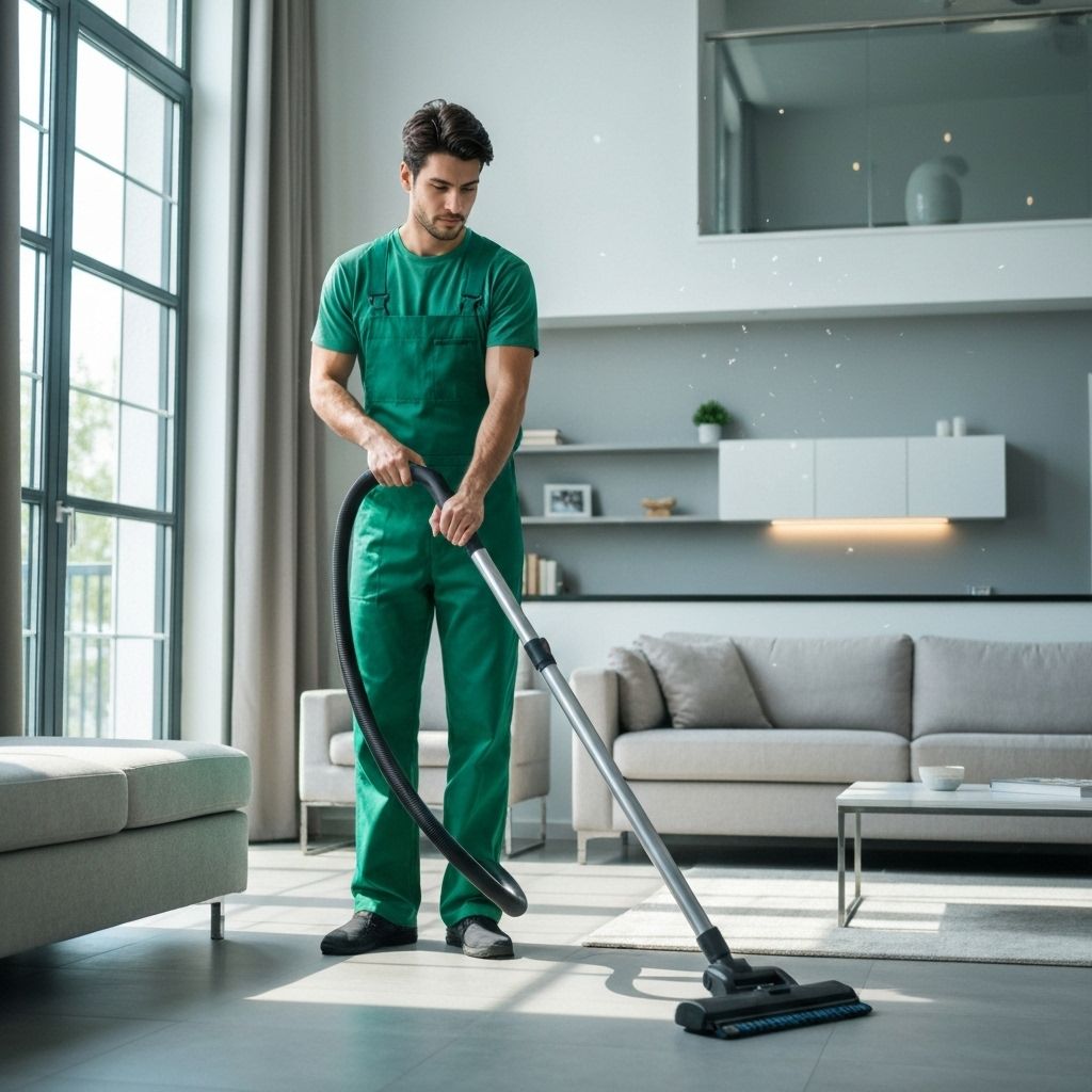 خدمة التنظيف بالساعة